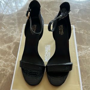 Michael Kors genuine snake Harper heels